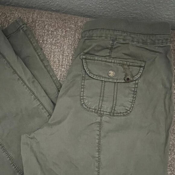 Natural Reflections Olive Green Camper Cargo Pants Size 8 - Picture 1 of 15